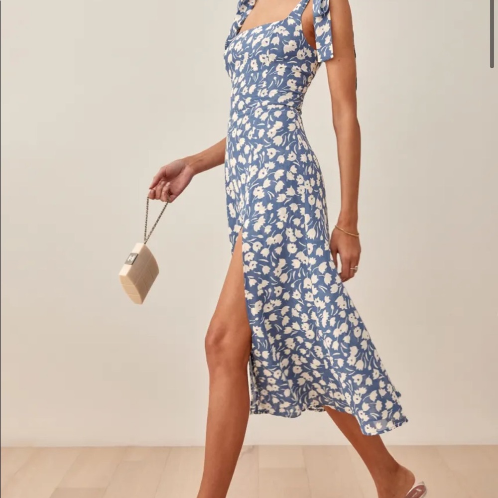 Reformation Twilight Dress in Tuli Print, Size 4